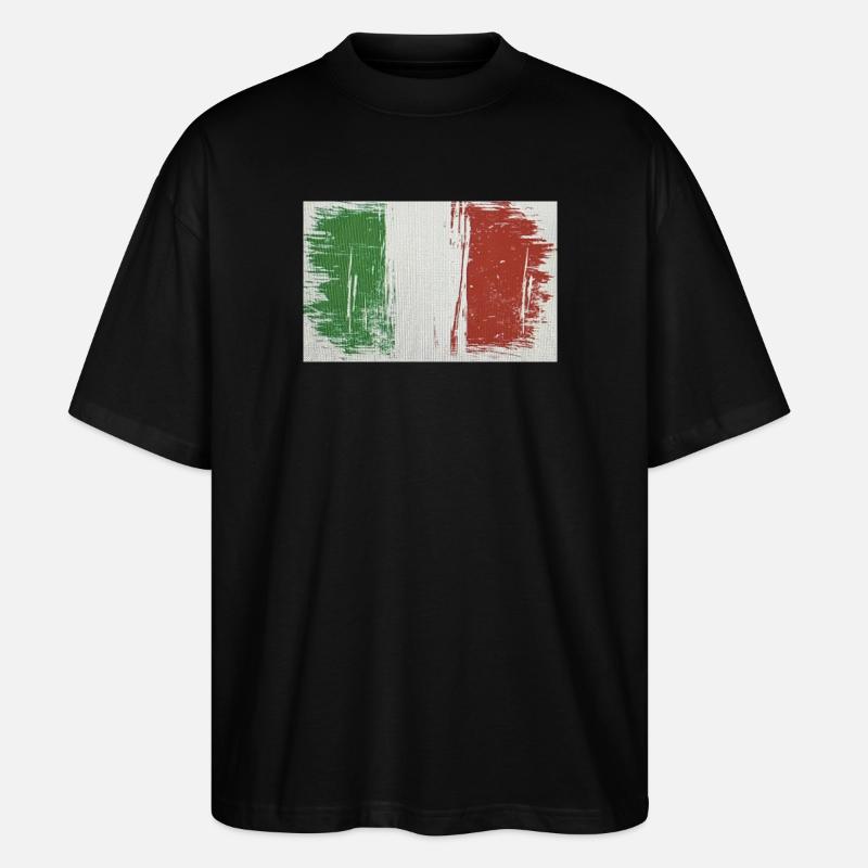 Italy Design  - Stanley/Stella Oversized Unisex Bio T-Shirt Blaster 2.0 - Schwarz