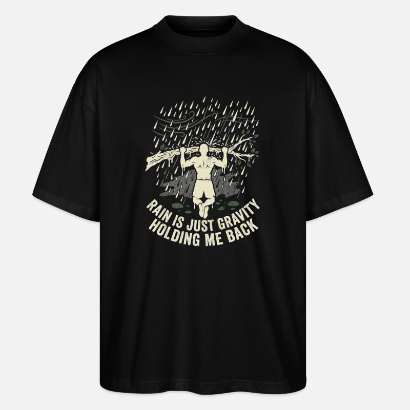 Calisthenics Gravity - Stanley/Stella Oversized Unisex Bio T-Shirt Blaster 2.0 - Schwarz