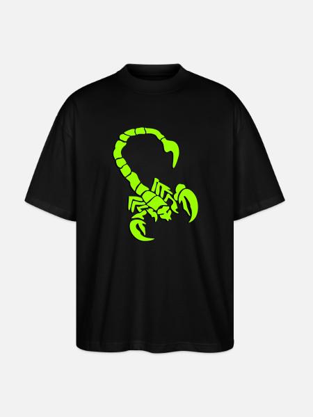 skorpion_01_3d - T-shirt bio Blaster 2.0 coupe oversize Stanley/Stella Unisexe - noir