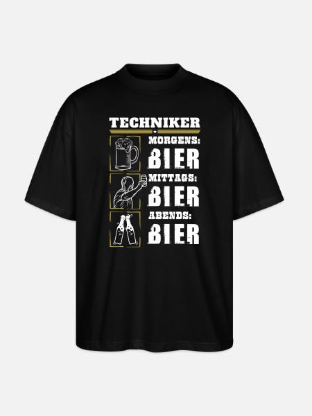 Mon quotidien de technicien - T-shirt bio Blaster 2.0 coupe oversize Stanley/Stella Unisexe - noir