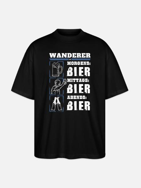 Mon quotidien de randonneur - T-shirt bio Blaster 2.0 coupe oversize Stanley/Stella Unisexe - noir