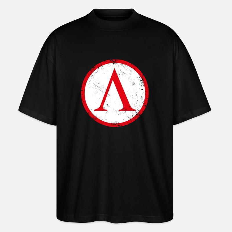 Spartan shield used - Stanley/Stella Oversized Unisex Bio T-Shirt Blaster 2.0 - Schwarz