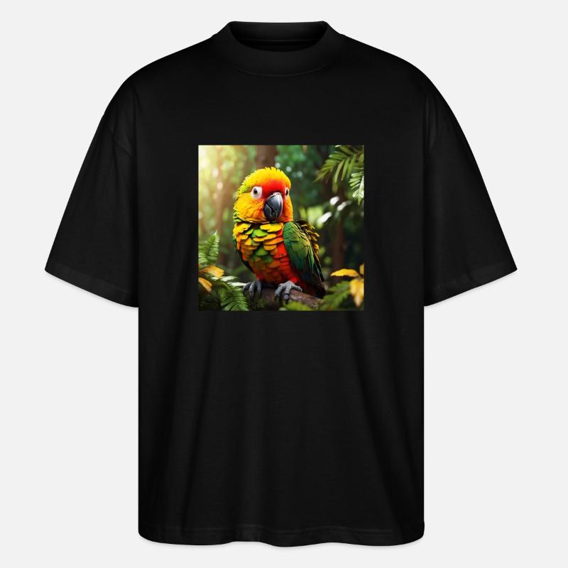 Parrot - T-shirt bio Blaster 2.0 coupe oversize Stanley/Stella Unisexe - noir