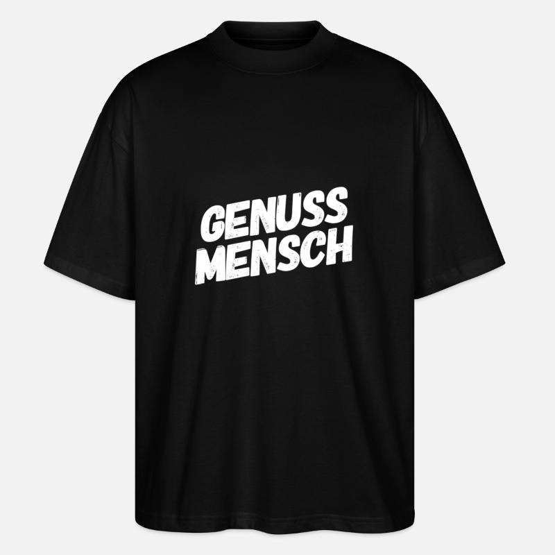 Genießer - Stanley/Stella Oversized Unisex Bio T-Shirt Blaster 2.0 - Schwarz
