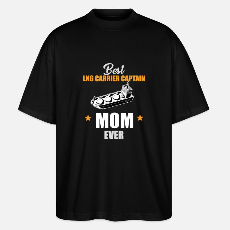 Méthanier Captain Mama - T-shirt bio Blaster 2.0 coupe oversize Stanley/Stella Unisexe - noir