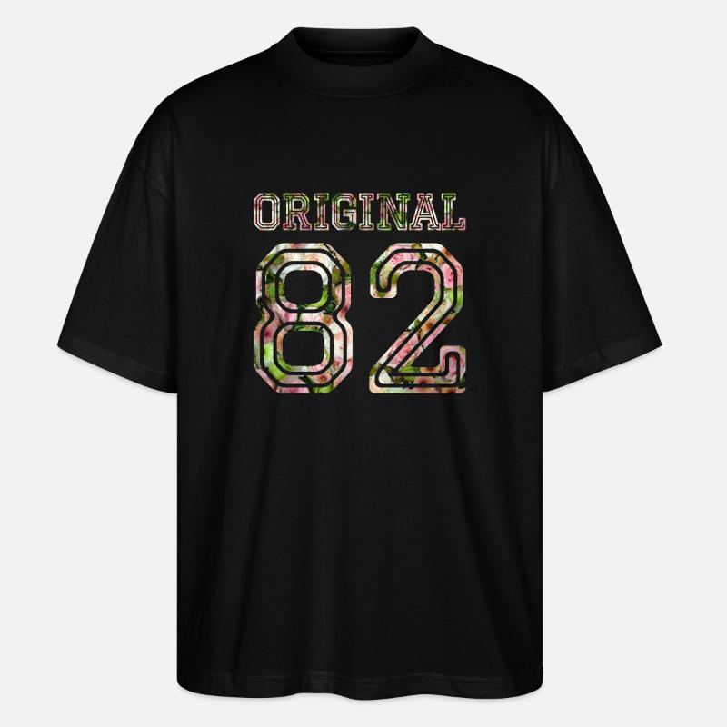 1982 - Stanley/Stella Oversized Unisex Bio T-Shirt Blaster 2.0 - Schwarz
