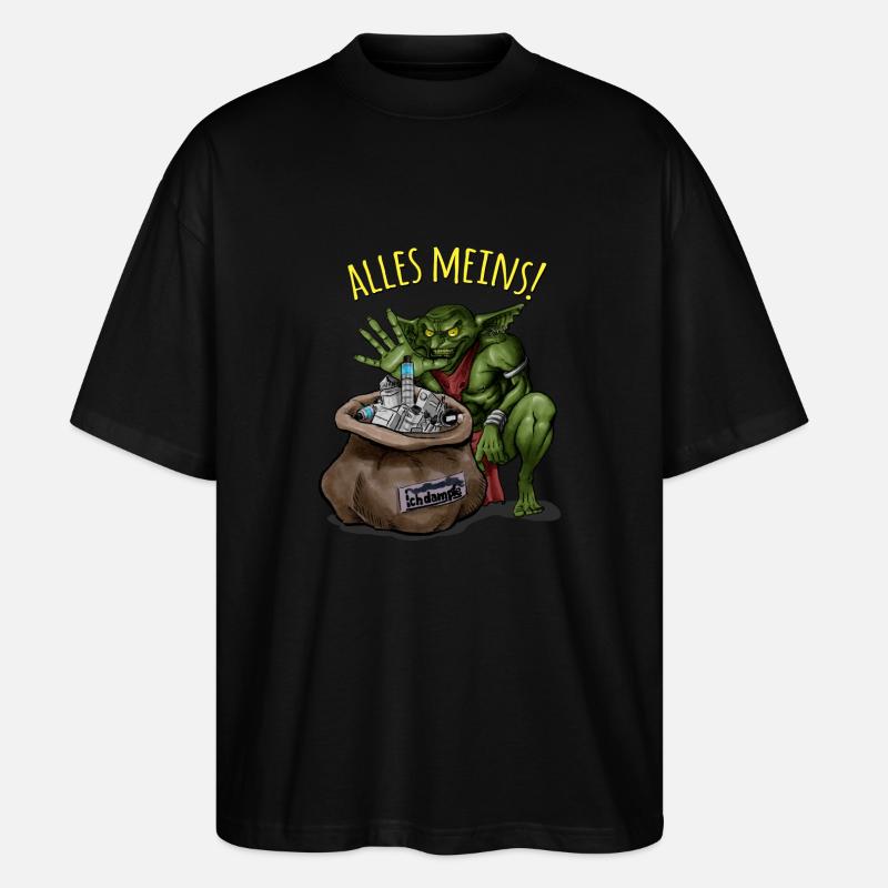 Goblin - Stanley/Stella Oversized Unisex Bio T-Shirt Blaster 2.0 - Schwarz