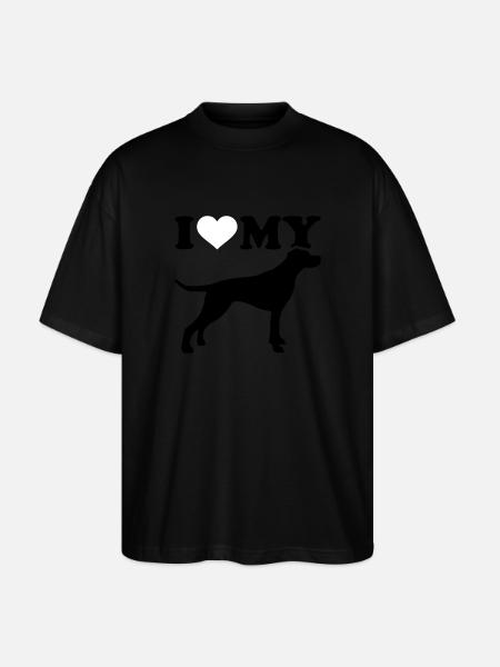 English Pointer - T-shirt bio Blaster 2.0 coupe oversize Stanley/Stella Unisexe - noir