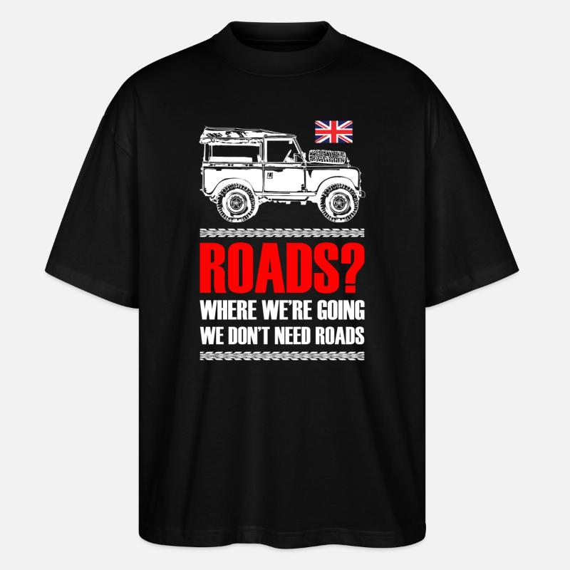 Landy et Driver - T-shirt bio Blaster 2.0 coupe oversize Stanley/Stella Unisexe - noir