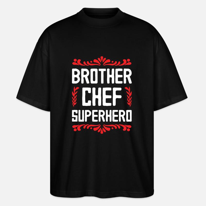 Frère Super-héros - T-shirt bio Blaster 2.0 coupe oversize Stanley/Stella Unisexe - noir