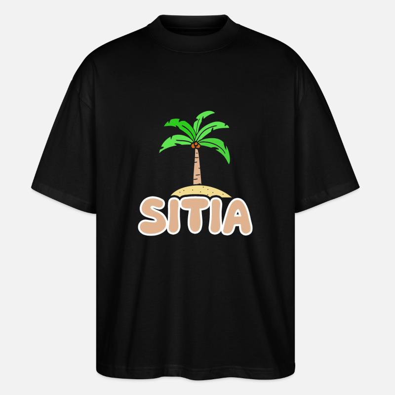 Sitia Sitia - T-shirt bio Blaster 2.0 coupe oversize Stanley/Stella Unisexe - noir