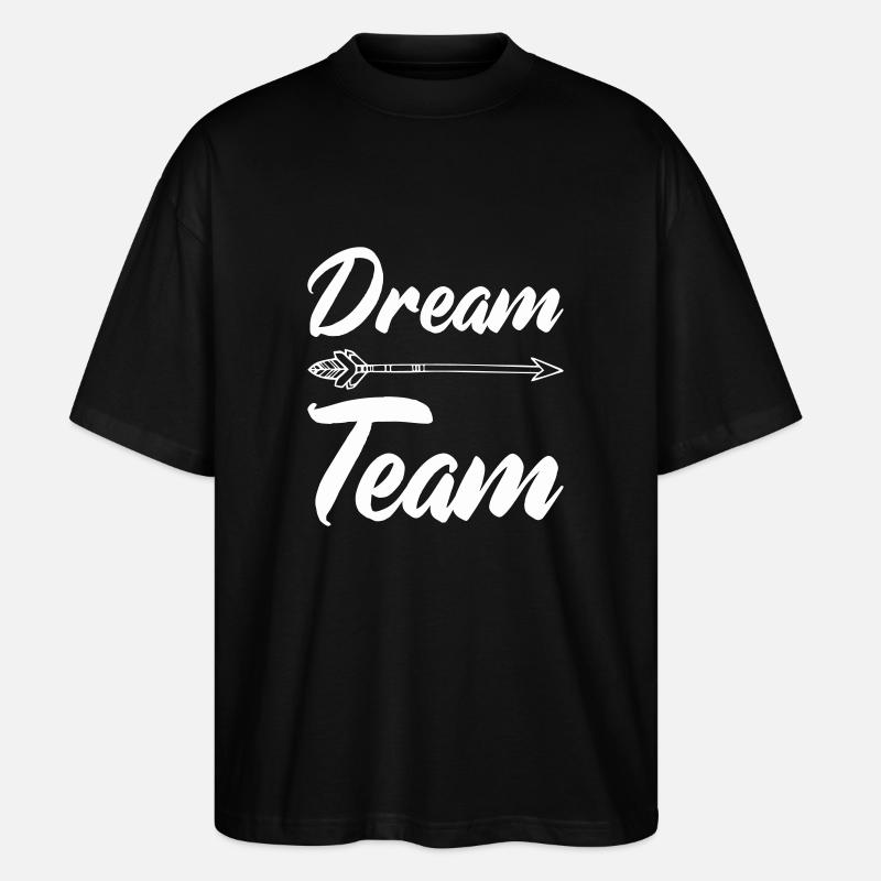 Équipe de rêve - T-shirt bio Blaster 2.0 coupe oversize Stanley/Stella Unisexe - noir