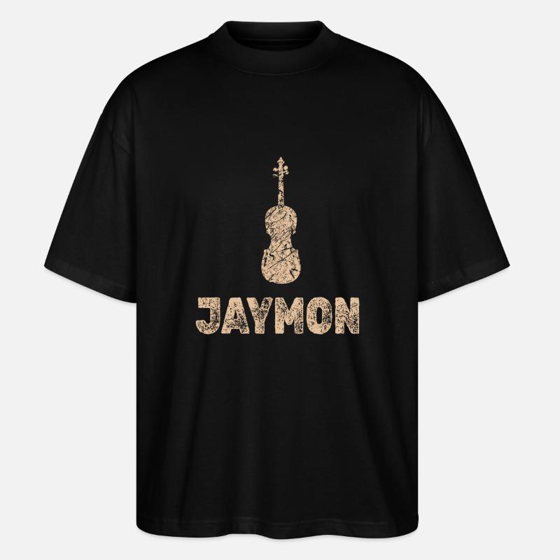 Bratsche Jaymon - Stanley/Stella Oversized Unisex Bio T-Shirt Blaster 2.0 - Schwarz