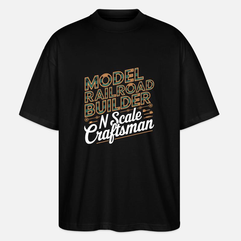 N-Spur Leidenschaft - Stanley/Stella Oversized Unisex Bio T-Shirt Blaster 2.0 - Schwarz