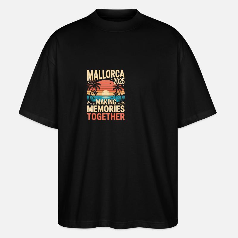 Mallorca 2025 - Stanley/Stella Oversized Unisex Organic T-shirt Blaster 2.0 - black