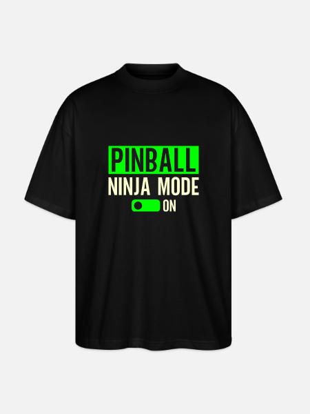 Mode Ninja flipper activé - T-shirt bio Blaster 2.0 coupe oversize Stanley/Stella Unisexe - noir