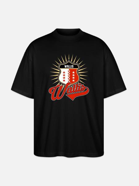 Valais - Stanley/Stella Oversized Unisex Organic T-shirt Blaster 2.0 - black