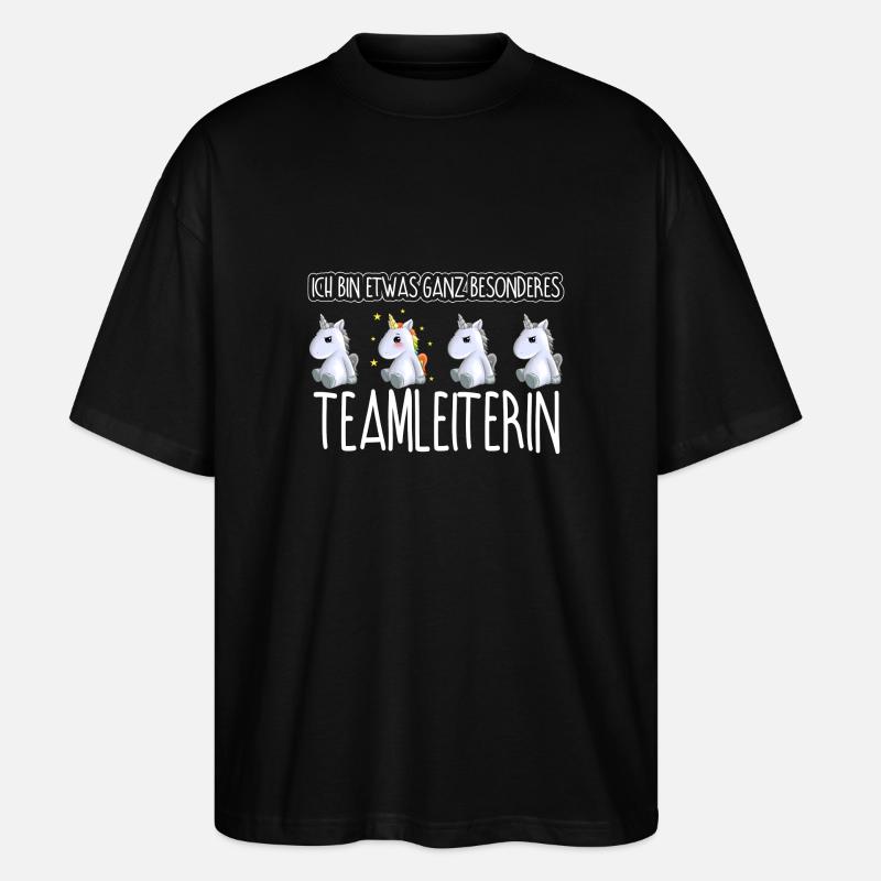 TEAMLEITERIN - Toll - Stanley/Stella Oversized Unisex Bio T-Shirt Blaster 2.0 - Schwarz