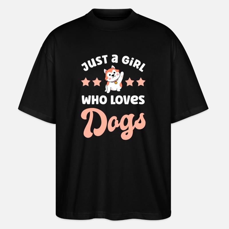 Chiens Chiens - T-shirt bio Blaster 2.0 coupe oversize Stanley/Stella Unisexe - noir