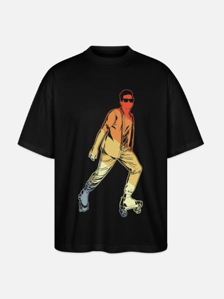 Figure Skating - Stanley/Stella Oversized Unisex Organic T-shirt Blaster 2.0 - black
