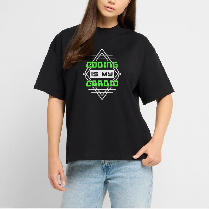 Développeur Script de code Développeur Web T-shirt bio Blaster 2.0 coupe oversize Stanley/Stella Unisexe