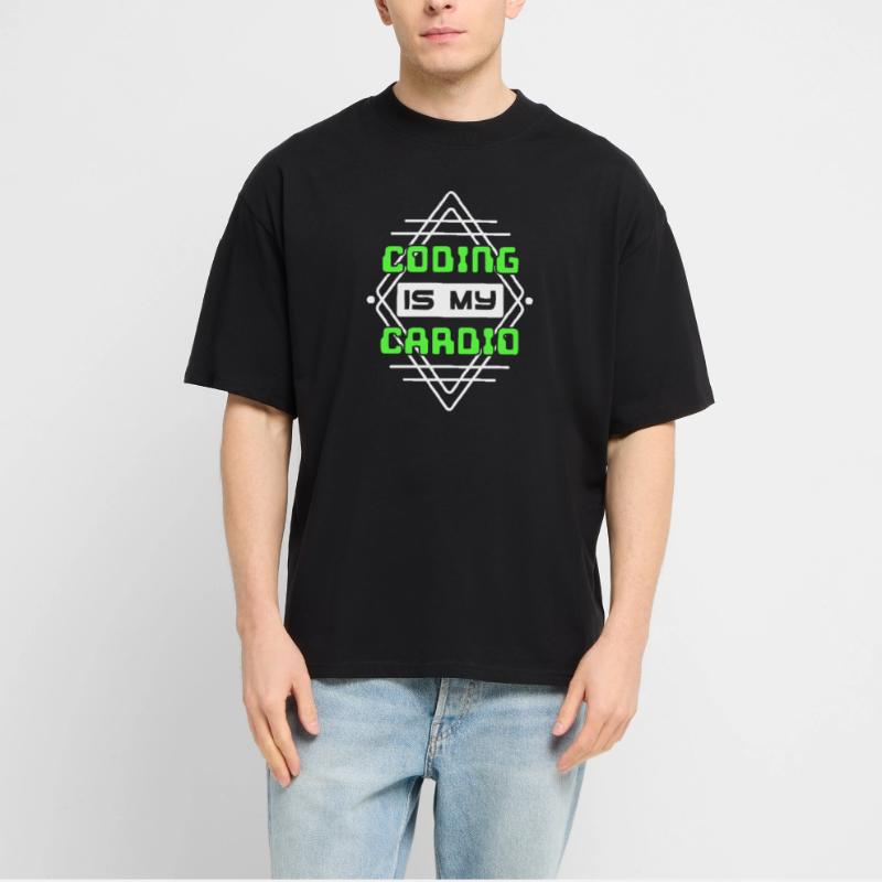 Developer Statement Code Scripting Web Developer Stanley/Stella Oversized Unisex Organic T-shirt Blaster 2.0
