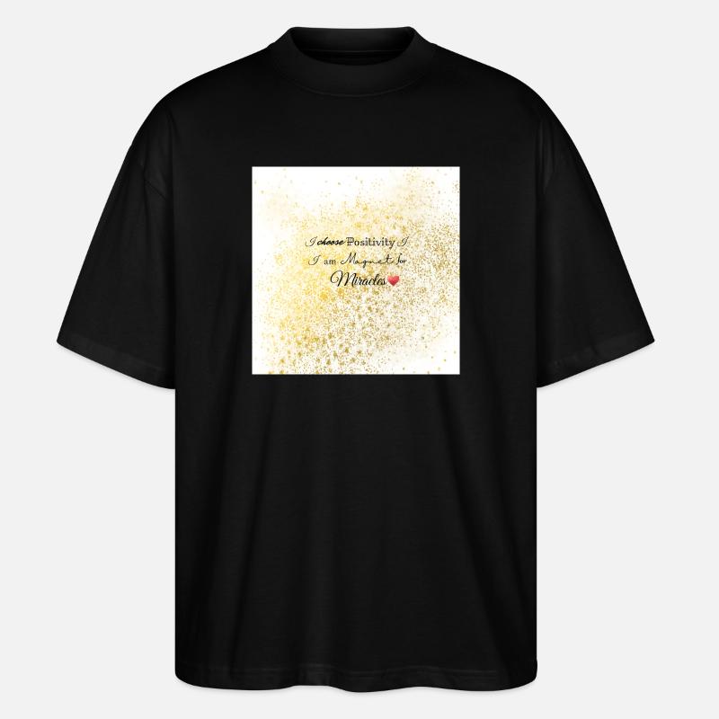 Vous êtes un aimant ! - T-shirt bio Blaster 2.0 coupe oversize Stanley/Stella Unisexe - noir