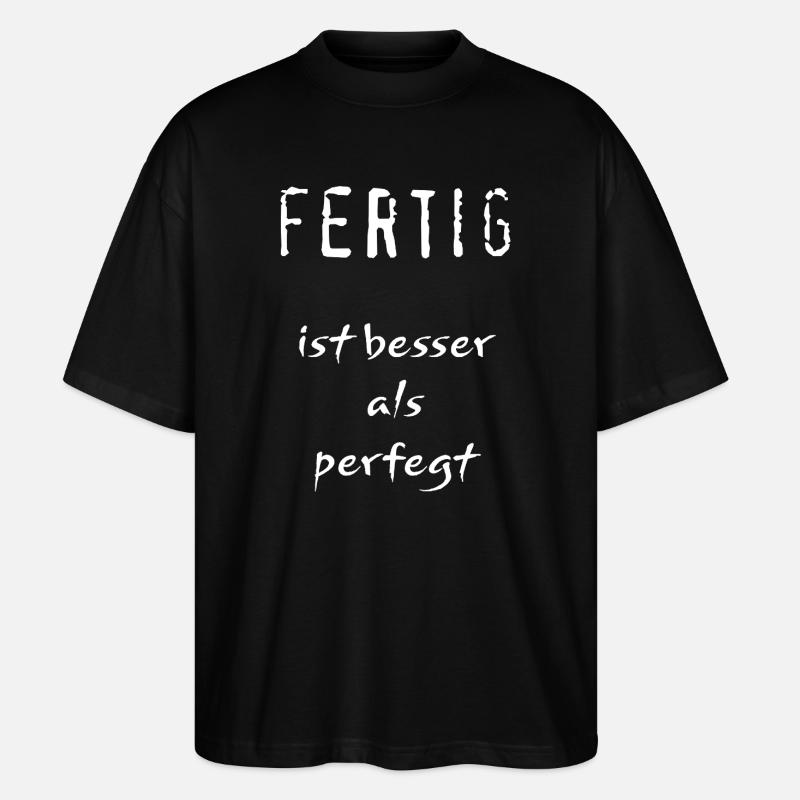 Fait, c’est mieux que balayé - T-shirt bio Blaster 2.0 coupe oversize Stanley/Stella Unisexe - noir