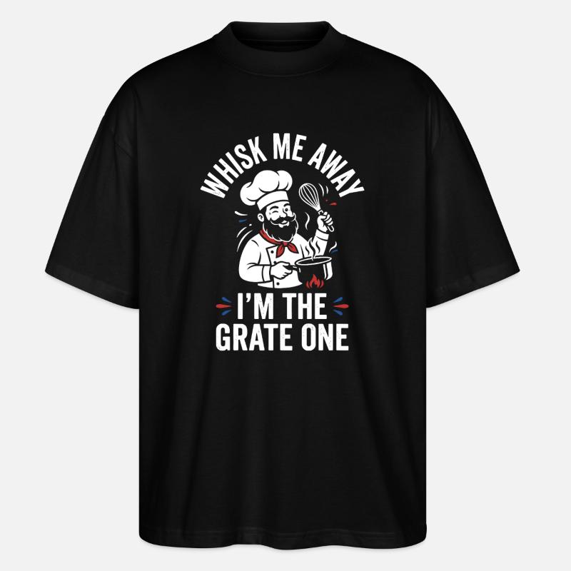 Chef râpé Maître des fouets - T-shirt bio Blaster 2.0 coupe oversize Stanley/Stella Unisexe - noir
