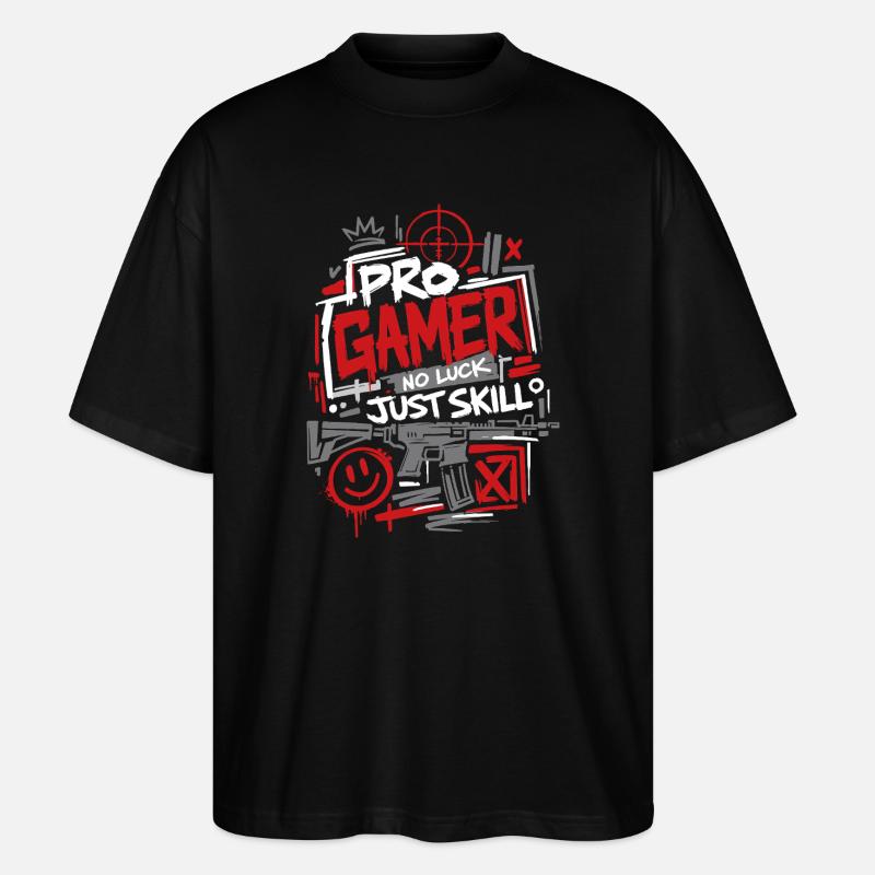 Pro Gamer One Shot Win - T-shirt bio Blaster 2.0 coupe oversize Stanley/Stella Unisexe - noir