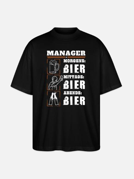 Mon quotidien de manager - T-shirt bio Blaster 2.0 coupe oversize Stanley/Stella Unisexe - noir