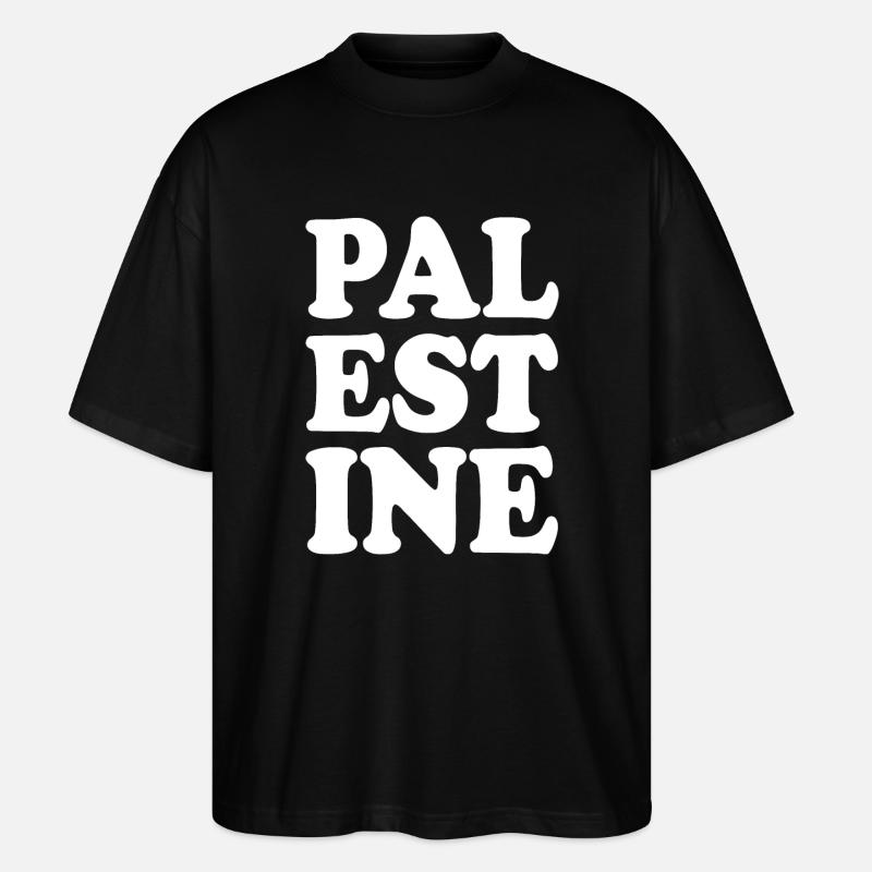 Palestine - Stanley/Stella Oversized Unisex Organic T-shirt Blaster 2.0 - black