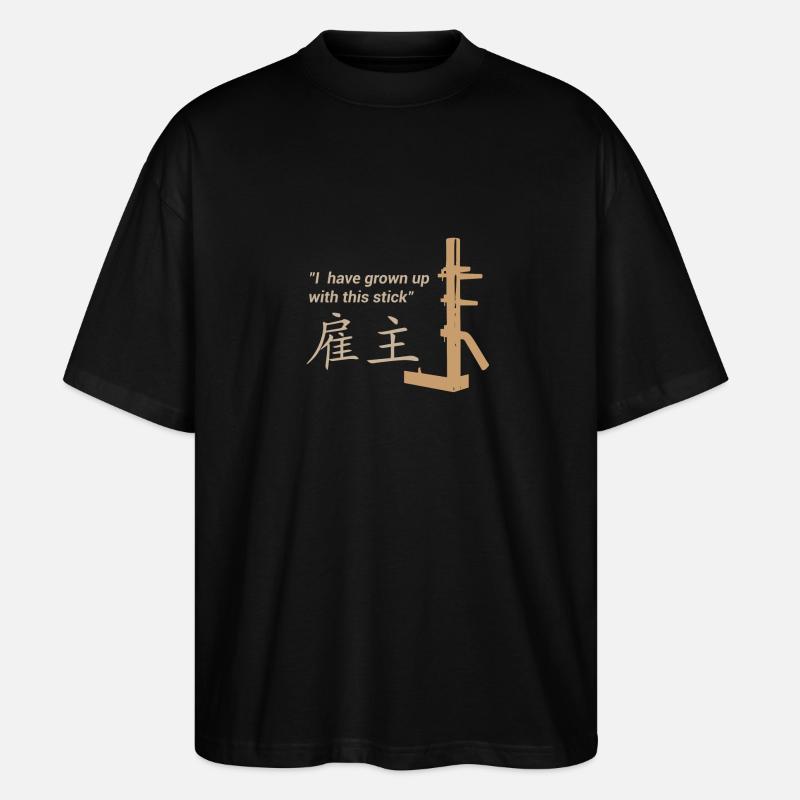 Wing Chun - Formation - T-shirt bio Blaster 2.0 coupe oversize Stanley/Stella Unisexe - noir