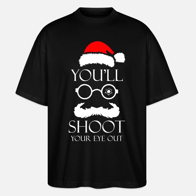 Une histoire de Noël - T-shirt bio Blaster 2.0 coupe oversize Stanley/Stella Unisexe - noir