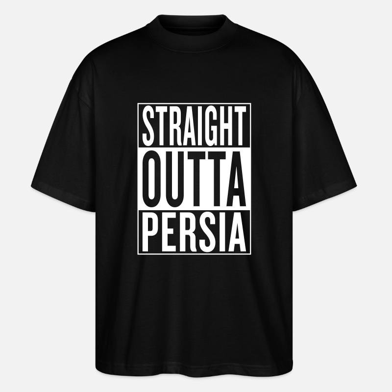 Persia - Stanley/Stella Oversized Unisex Bio T-Shirt Blaster 2.0 - Schwarz