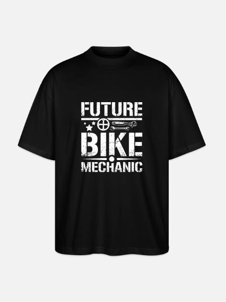 Future bike mechanic - Stanley/Stella Oversized Unisex Organic T-shirt Blaster 2.0 - black