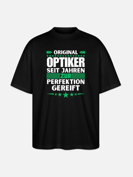 Opticians matured to perfection - Stanley/Stella Oversized Unisex Organic T-shirt Blaster 2.0 - black