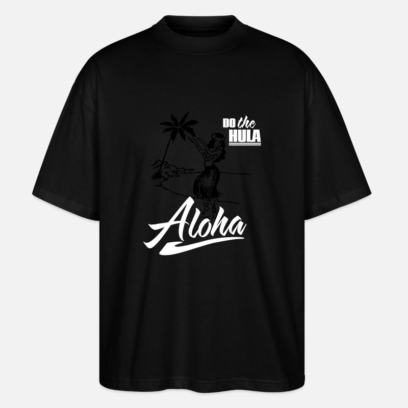 Aloha - T-shirt bio Blaster 2.0 coupe oversize Stanley/Stella Unisexe - noir