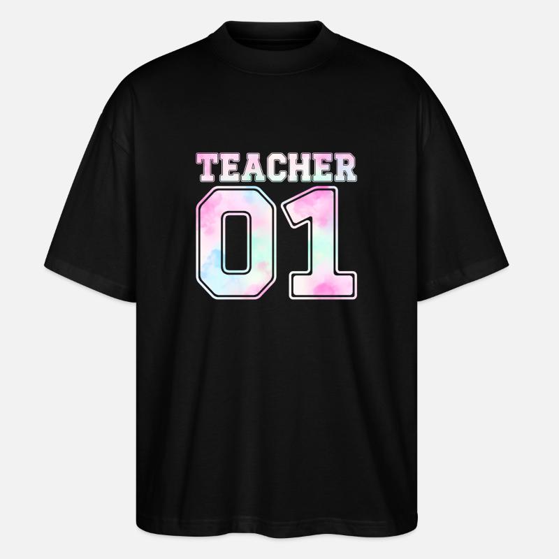 Teacher 01 - Stanley/Stella Oversized Unisex Organic T-shirt Blaster 2.0 - black
