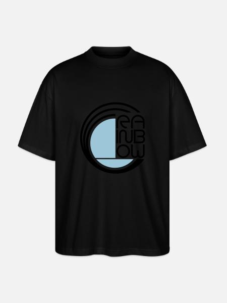 rainbow_f2 - Stanley/Stella Oversized Unisex Organic T-shirt Blaster 2.0 - black
