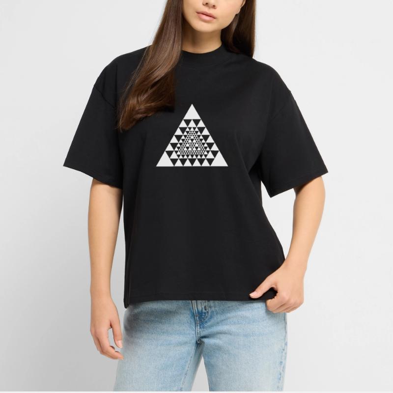 conception de triangle maya inca aztèque T-shirt bio Blaster 2.0 coupe oversize Stanley/Stella Unisexe