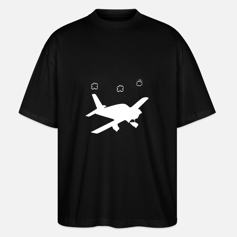 avion - T-shirt bio Blaster 2.0 coupe oversize Stanley/Stella Unisexe - noir