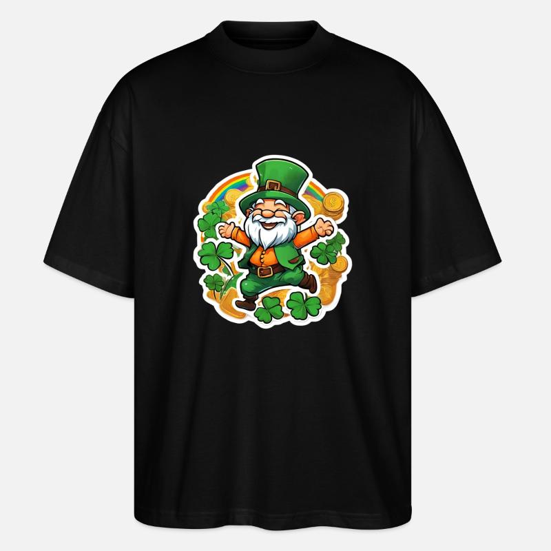 Saint Patrick 1 - T-shirt bio Blaster 2.0 coupe oversize Stanley/Stella Unisexe - noir