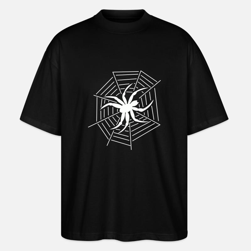 Spinne Spider - Stanley/Stella Oversized Unisex Organic T-shirt Blaster 2.0 - black