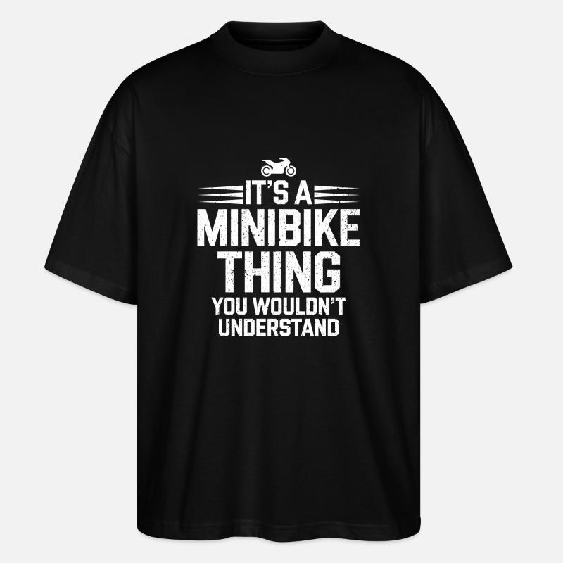 Faszination Minibike - Stanley/Stella Oversized Unisex Bio T-Shirt Blaster 2.0 - Schwarz
