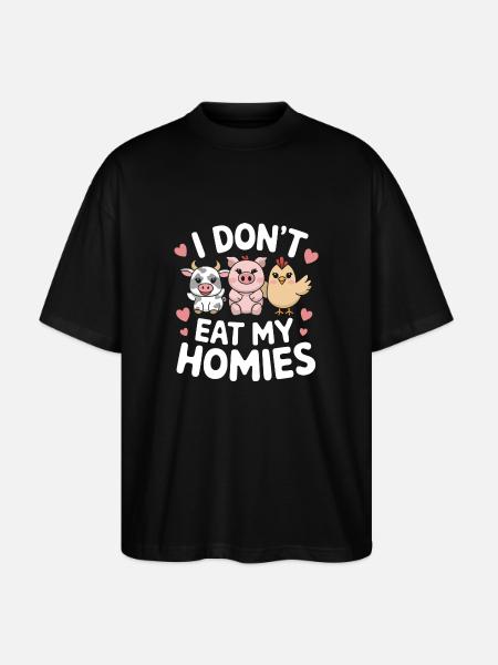 Vegetarian Vegan Veggie Vegetarian - Stanley/Stella Oversized Unisex Organic T-shirt Blaster 2.0 - black