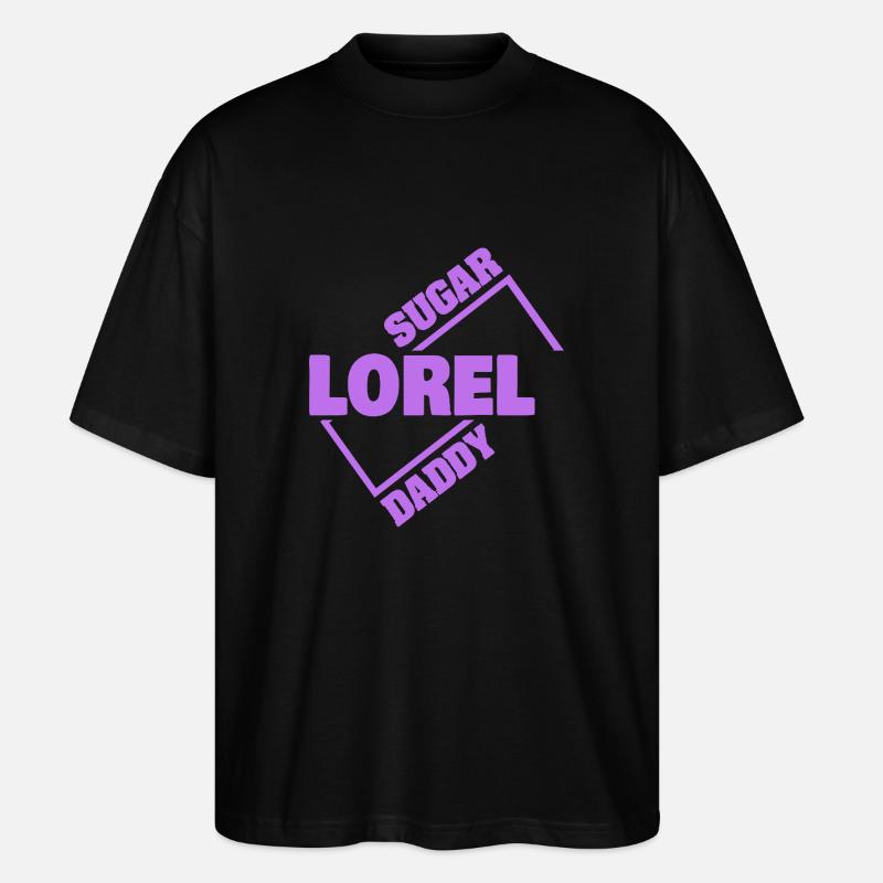 Sugar Daddy Lorel - T-shirt bio Blaster 2.0 coupe oversize Stanley/Stella Unisexe - noir