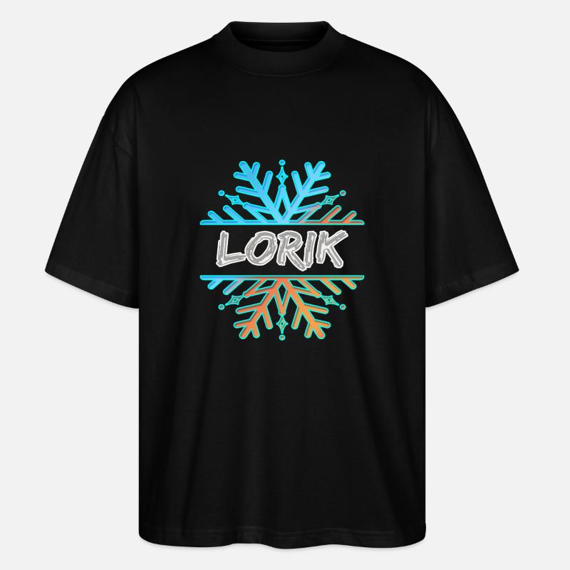 Lorik - Stanley/Stella Oversized Unisex Bio T-Shirt Blaster 2.0 - Schwarz