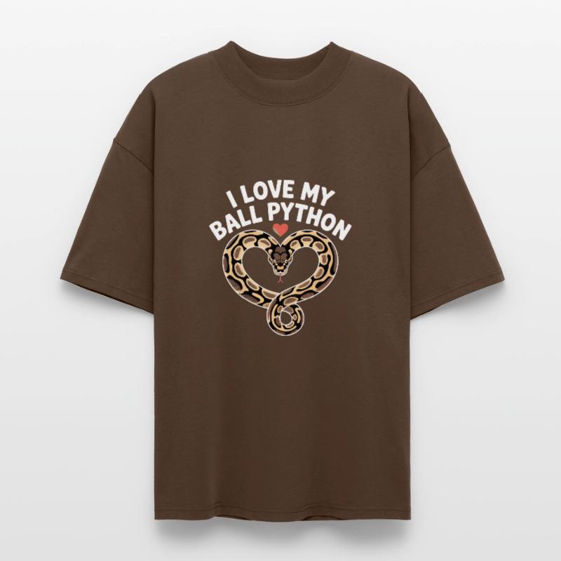 J’adore mon python royal ! Roi python T-shirt bio Blaster 2.0 coupe oversize Stanley/Stella Unisexe