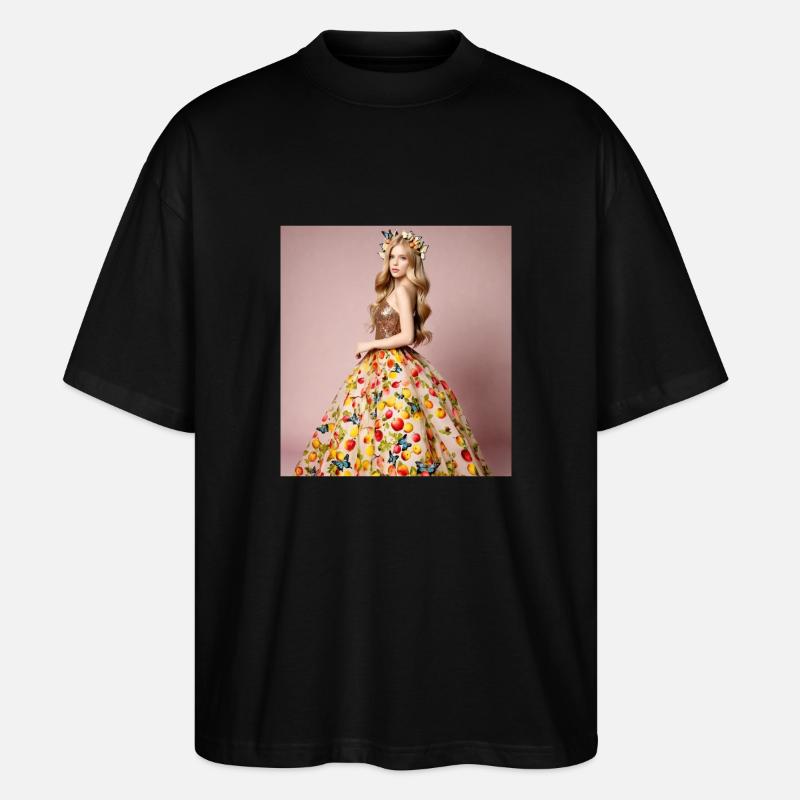 Tolles Kleid - Stanley/Stella Oversized Unisex Bio T-Shirt Blaster 2.0 - Schwarz